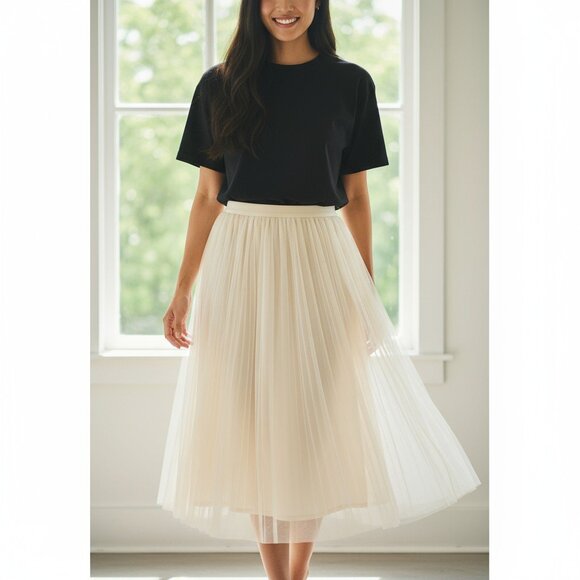 Self-Portrait Long Skirt - Picture 2 of 4